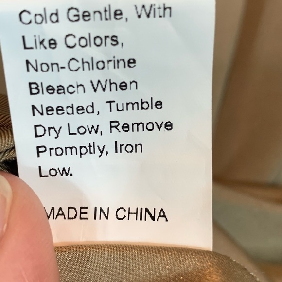 Shein Long Sleeve Tan V Neck Bodysuit - size Small / US 4 - Picture 5 of 5